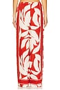 view 4 of 6 Arlette Palazzo Pant in Arlette Red