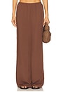 view 1 of 6 Fleur Palazzo Pant in Chocolate
