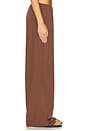 view 3 of 6 Fleur Palazzo Pant in Chocolate