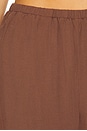 view 6 of 6 Fleur Palazzo Pant in Chocolate