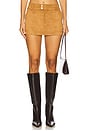 view 1 of 6 Monah Mini Skirt in Ochre