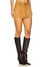view 2 of 6 Monah Mini Skirt in Ochre