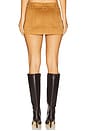 view 4 of 6 Monah Mini Skirt in Ochre