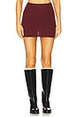 view 1 of 6 Katarina Mini Skirt in Black Cherry