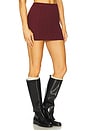 view 2 of 6 Katarina Mini Skirt in Black Cherry