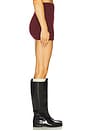 view 3 of 6 Katarina Mini Skirt in Black Cherry