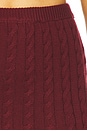 view 6 of 6 Katarina Mini Skirt in Black Cherry