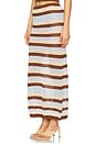 view 3 of 6 Hazel Midi Skirt in Chocolate Multi
