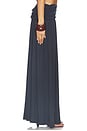 view 2 of 6 Avanni Ruched Low Waist Maxi Skirt in Granite