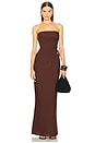 view 5 of 6 Comalie Maxi Skirt in Chocolate