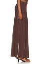 view 4 of 6 Nyra Low Waisted Maxi Skirt in Chocolate
