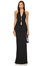 view 5 of 6 Madelena Maxi Skirt in Black