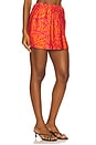view 2 of 6 Alana Mini Skirt in Aira Orange