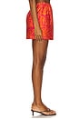 view 3 of 6 Alana Mini Skirt in Aira Orange