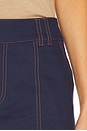 view 6 of 6 Veronica Mini Skirt in Navy