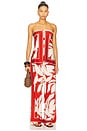 view 5 of 5 BUSTIER ARLETTE in Arlette Red