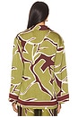 view 3 of 4 Alessandra Sleeved Shirt in Alessandra Green
