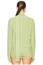 view 4 of 6 Abriella Long Sleeve Top in Sage