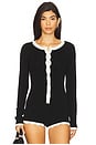 view 1 of 4 Milenia Sleeved Top in Black