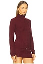 view 2 of 4 Katarina Long Sleeve Top in Black Cherry