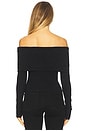 view 3 of 4 Barly Off Shoulder Top in Black