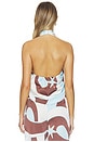view 3 of 4 TOP HALTER SACHI in Rina Blue