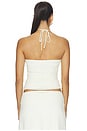 view 3 of 5 Samirah Halter Lace Top in Cream