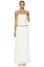 view 4 of 5 Samirah Halter Lace Top in Cream