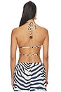 view 3 of 4 Sashia Handkerchief Halter Top in Sahara Black