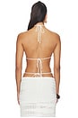 view 3 of 4 Wrenley Halter Tie Knit Top in Off White