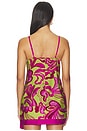 view 3 of 4 Catriona Split Front Top in Georgia Pink