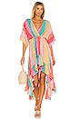 view 4 of 5 Deva Dress in Multicolor Stripes And Sequins