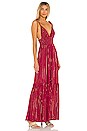 view 2 of 4 ROBE MAXI YOLANDA in Roma Fuchsia