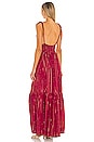 view 3 of 4 ROBE MAXI YOLANDA in Roma Fuchsia