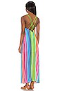view 3 of 4 ROBE MAXI THEANA in Multicolor Stripes