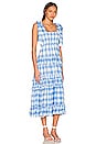 view 2 of 3 ROBE BERENICE in Gingham Blue
