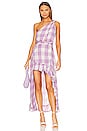 view 1 of 4 Serena Dress in Gingham Lavender