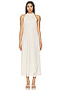 view 1 of 5 Chloe Dress in Crochet Sequins Off White