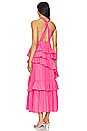 view 3 of 3 ROBE MI-LONGUE SUZETTE in Neon Pink