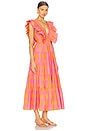 view 2 of 3 Shandrani Dress in Gingham Pink & Orange