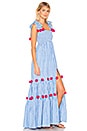 view 2 of 3 MAXIVESTIDO PIPPA in Gingham Light Blue & Pink