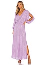 view 1 of 4 ROBE MAXI LAURA in Roma Lavender