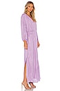 view 2 of 4 ROBE MAXI LAURA in Roma Lavender