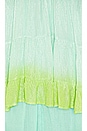view 5 of 5 Celeste Skirt in Marbella Tie Dye Pool Lime