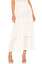 view 1 of 5 Adria Skirt in Georgette Off White