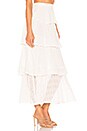 view 2 of 5 Adria Skirt in Georgette Off White