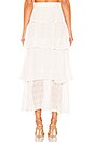 view 3 of 5 Adria Skirt in Georgette Off White