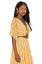 view 2 of 4 Yuma Crop Top in Yellow Geometric Print