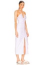view 2 of 3 Ruched Halter Dress in Lilac