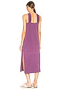 view 3 of 3 Keyhole Midi Dress in Pigment Eggplant